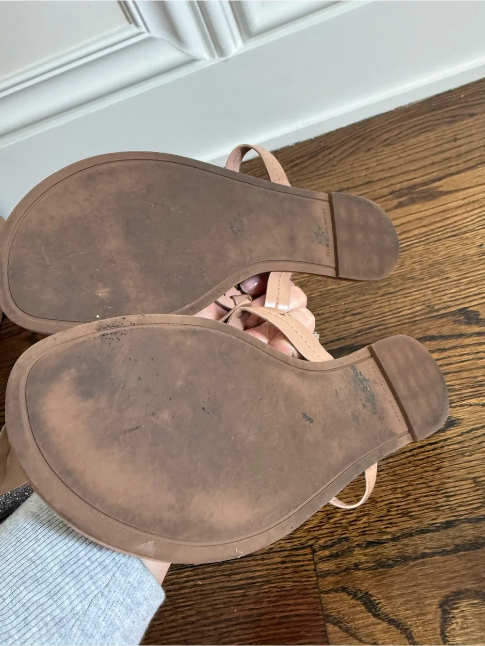 Tory Burch Miller Sandal in Nude Sz 11